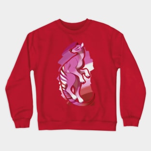 Lesbian Thylacine Crewneck Sweatshirt